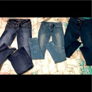 6 pair of American Eagle & Hollister jeans!